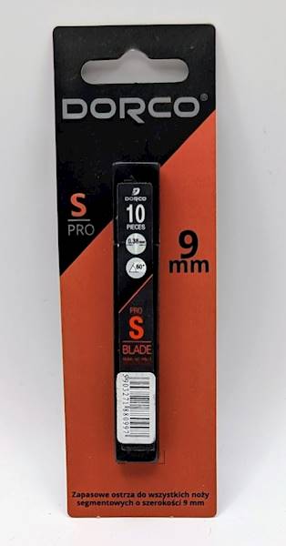 OSTRZA DORCO PRO S 9mm (do noża S401 i S102)