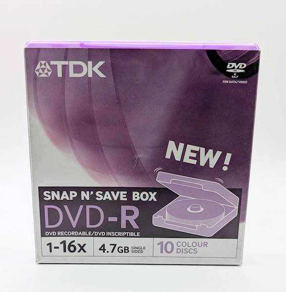 PUDEŁKO Z PŁYTAMI TDK DVD-R 4.7GB