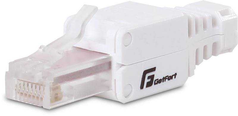 WTYK MODULARNY RJ-45 BEZNARZĘDZIOWY GETFORT CAT.5