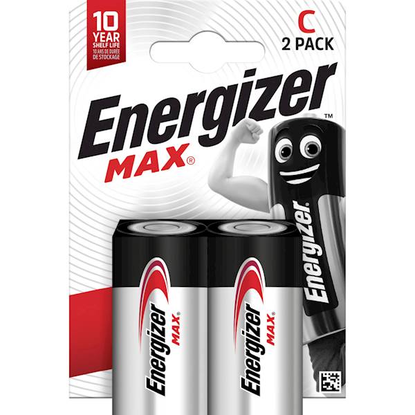 BLISTR (2szt.) BATERII LR14 ENERGIZER MAX 1,5V