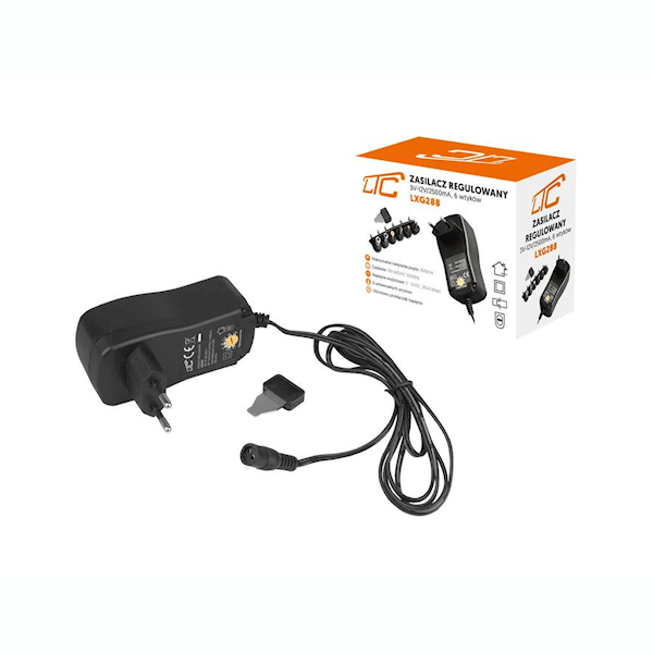 ZASILACZ REGULOWANY LTC 3 V-12 V/2500 mA LXG288