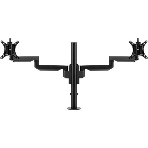Galaxy double monitor arm - Black