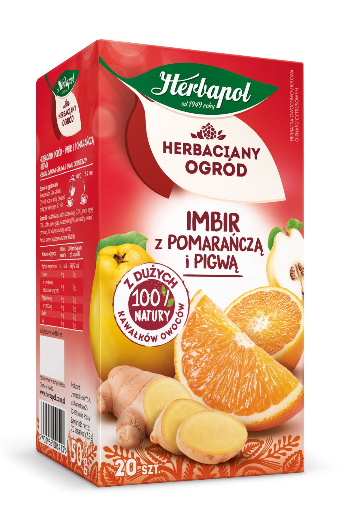 HERBAPOL EX HO IMBIR POMAR. PIGWA  20/2,5g*10