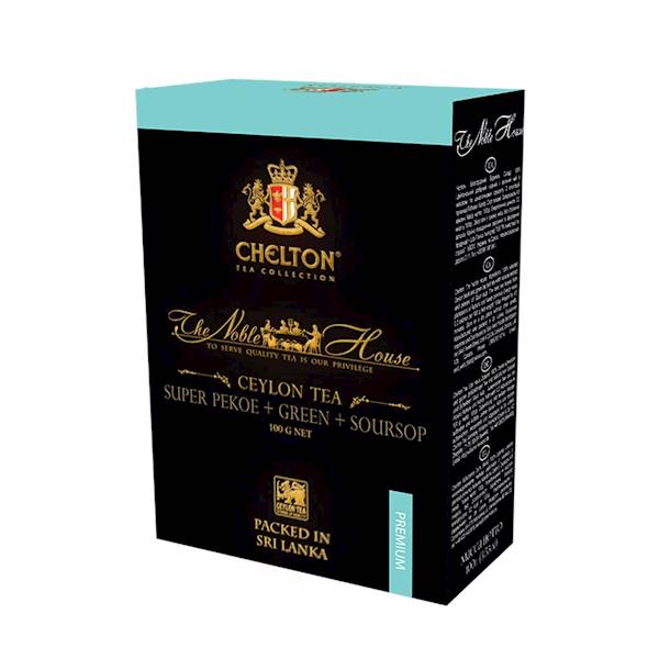 CHELTON LIŚĆ NOBEL H GREEN PEKOE SOURSOP 100g*24
