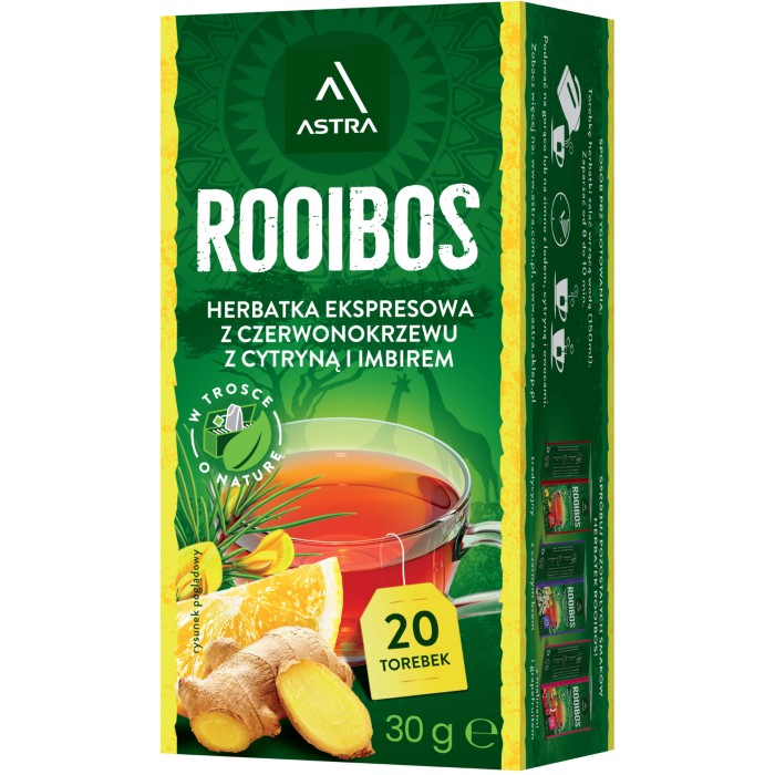 MALWA EX ROOIBOS  IMBIREM  CYTRYNA 20/2g*10