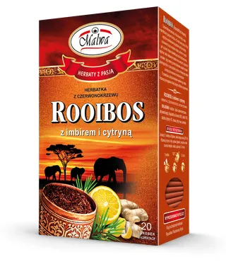 MALWA EX ROOIBOS  IMBIREM  CYTRYNA 20/2g*10