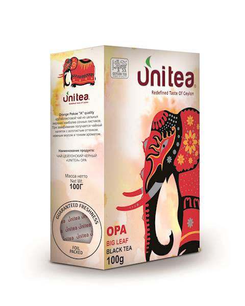 UNITEA LIŚĆ OPA 100g*36