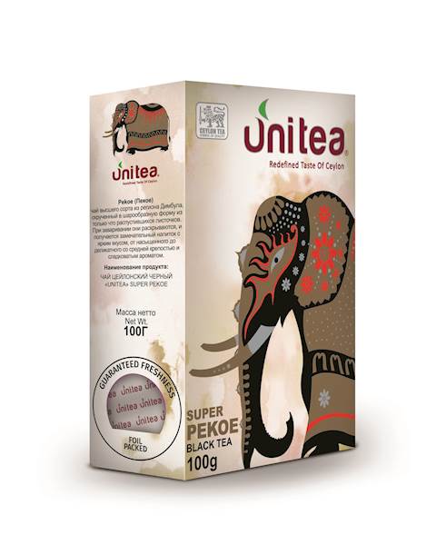 UNITEA LIŚĆ SUPER PEKOE 100g*36