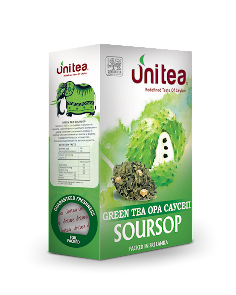 UNITEA LIŚĆ SOURSOP GREEN 100g*36