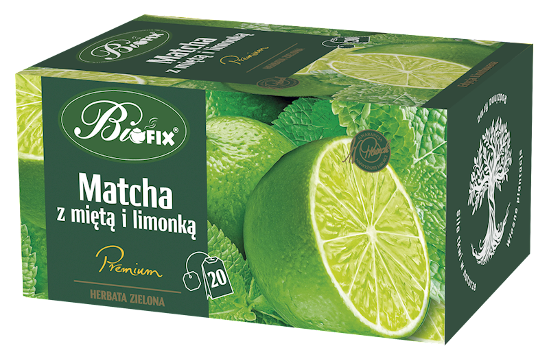 BIFIX EX PREMIUM  ZIELONA MATCH MIĘTA LIMONKA  20/2g*10