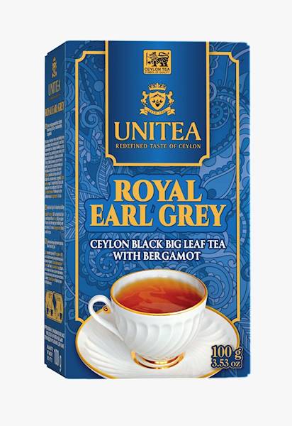 UNITEA LIŚĆ ROYAL E GREY 100g*20