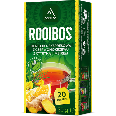 ASTRA EX ROOIBOS CYTRYNA IMBIR 20/1,5g*6   