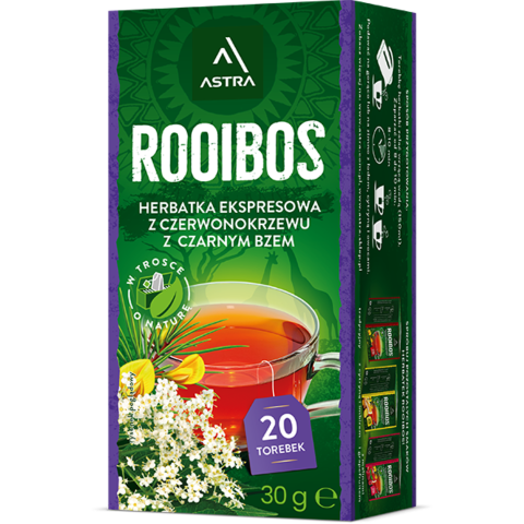 ASTRA EX ROOIBOS z CZARNYM BZEM 20/1,5g*6