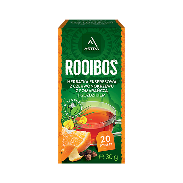 ASTRA EX ROOIBOS POMARAŃCZA GOŹDZIK 20/1,5g*6   