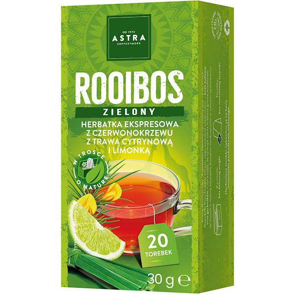ASTRA EX ROOIBOS ZIELONA Z TRAWĄ CYT 20/1,5g*6