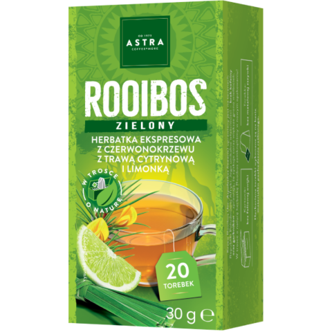 ASTRA EX ROOIBOS ZIELONA Z TRAWĄ CYT 20/1,5g*6   