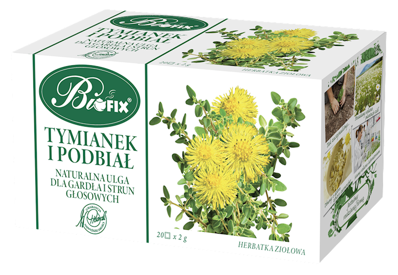 BIFIX EX.ZIOŁ.TYMIANEK i PODBIAŁ 20/2g*10
