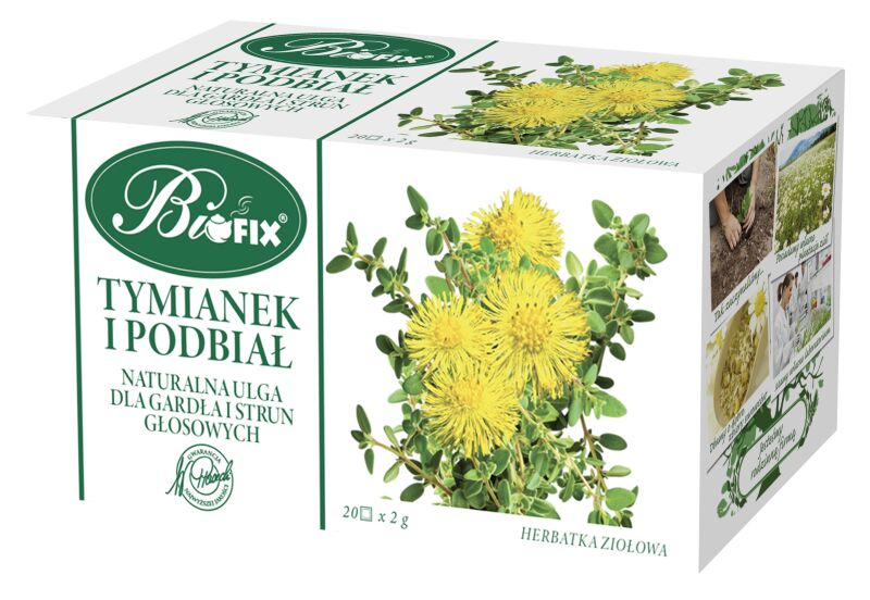 BIFIX EX.ZIOŁ.TYMIANEK i PODBIAŁ 20/2g*10