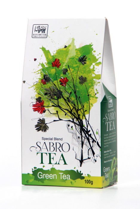 SABRO LIŚĆ ZIELONA PIRAMIDKA 100g*100