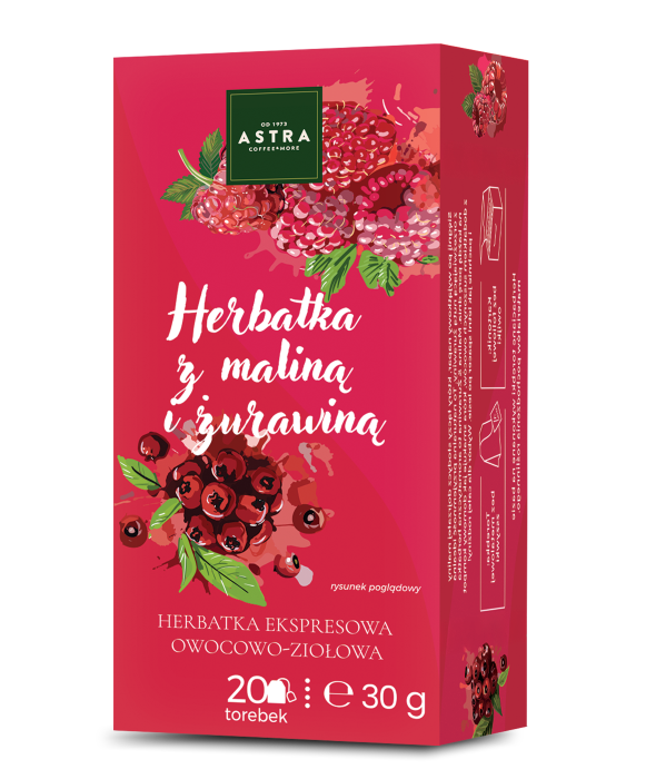 ASTRA EX MALINA Z ŻURAWINĄ 20/1,5g*6   