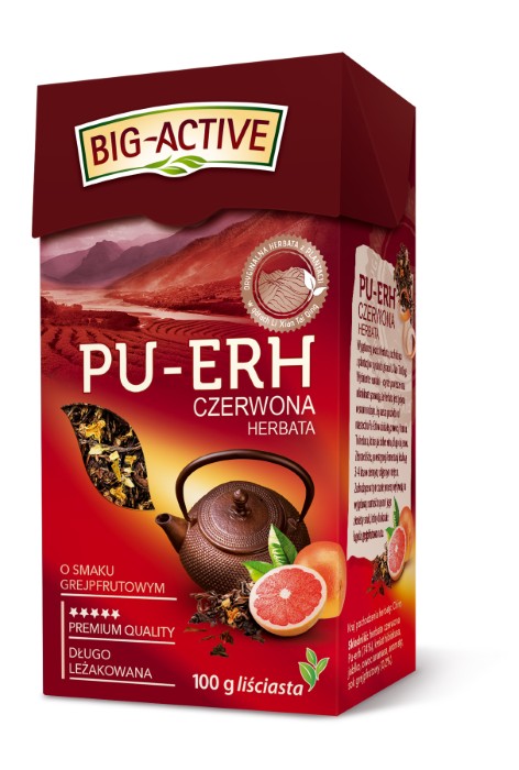 BIG-A LIŚĆ PU-ERH GRAPEFRUIT 100g*12