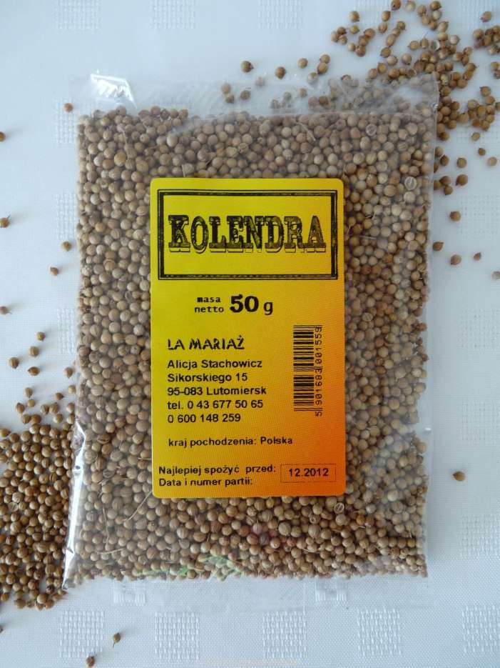 MARIAŻ KOLENDRA 50g*10