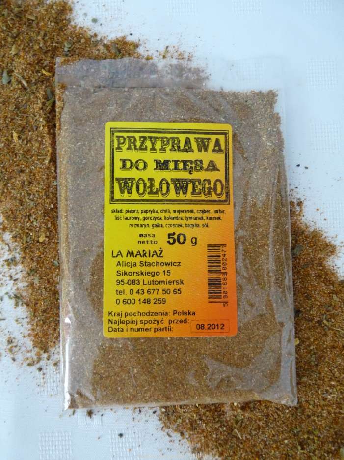 MARIAŻ PRZY.DO MIĘSA WOŁOWEGO 50g*10