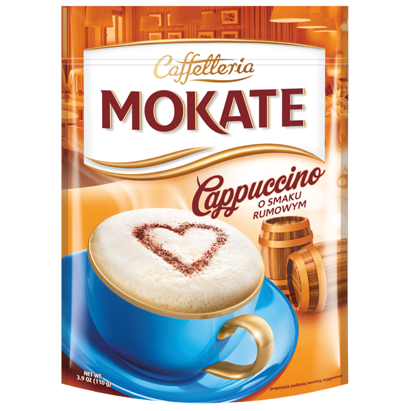 MOKATE TORBA CAPP. RUMOWE 110g*10