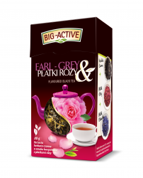 BIG-A LISC  E.GREY PŁATKI RÓŻY 100g*10