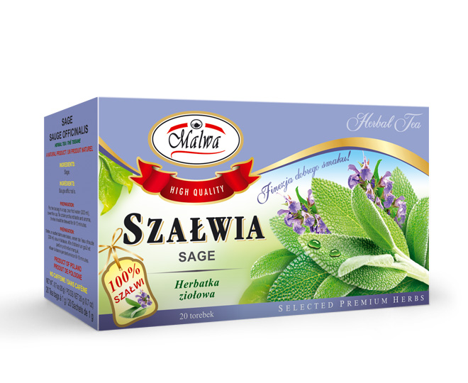 MALWA LIŚĆ ZIOŁO SZAŁWIA 100g*