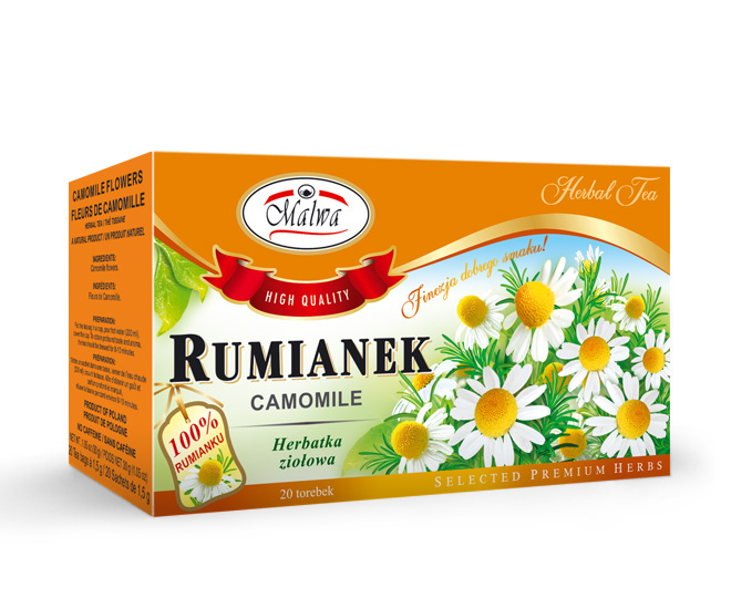 MALWA ZIOŁO RUMIANEK