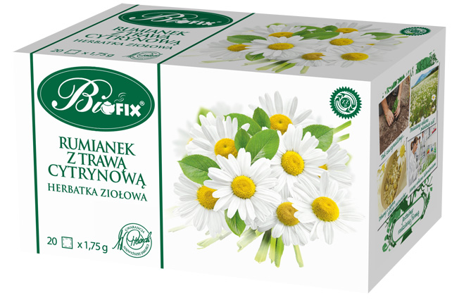 BIFIX EX.ZIOŁ.RUMIANEK Z TRAWĄ CYTRYNOWĄ 20/1,75g*10