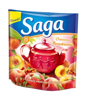 SAGA EX. ZIELONA  Z CYTRYNĄ 25*12