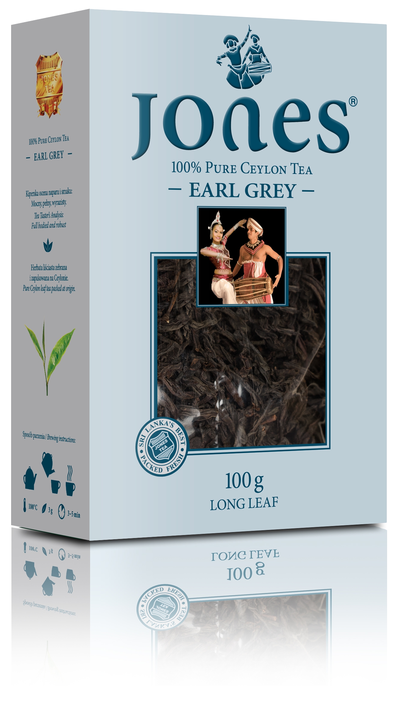 VIVI LIŚĆ JONES E. GREY 100g*12
