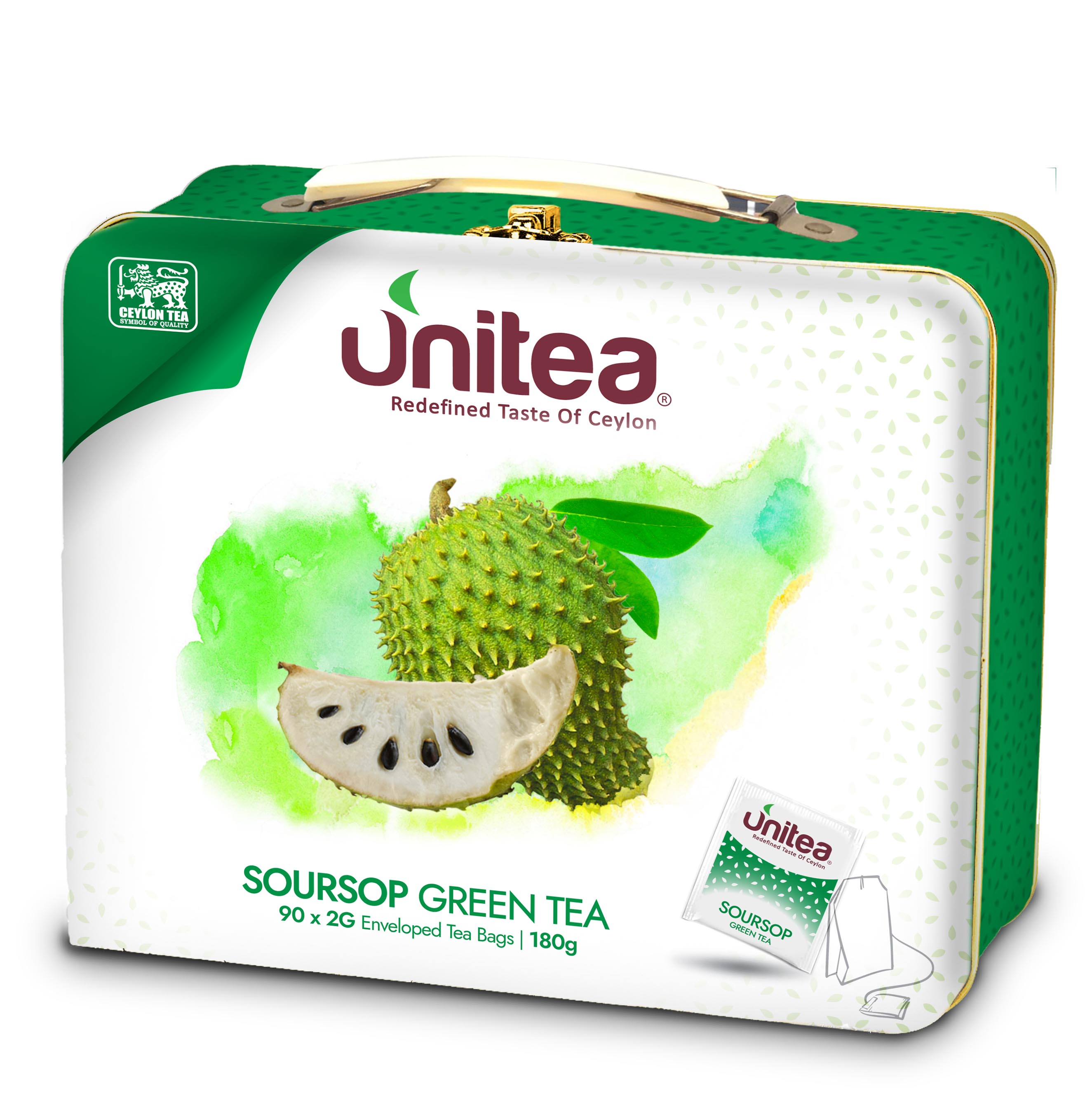 UNITEA EX LUNCH BOX SOURSOP GREEN 90/2g*12