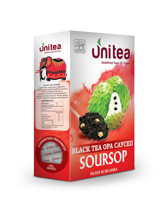 UNITEA LIŚĆ SOURSOP BLACK 100g*36