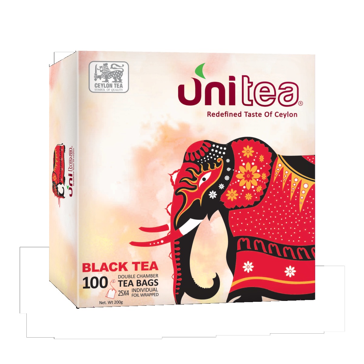  UNITEA LIŚĆ CEYLON ELIXIR 80g x8  tuba