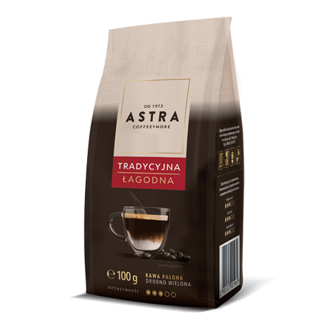 ASTRA KAWA TRADYCYJNA ŁAGODNA 100g*20