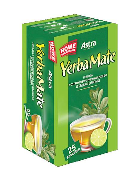 ASTRA EX YERBA MATE Z LIMONKĄ 25/1,5g*6