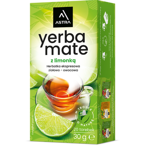 ASTRA EX YERBA MATE Z LIMONKĄ 20/1,5g*6