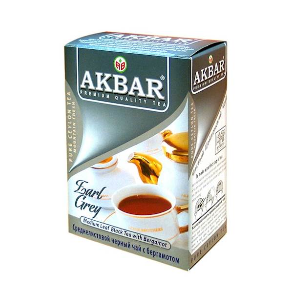 AKBAR LIŚĆ EARL GREY 100g*18