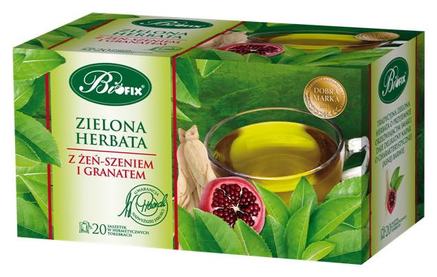 BIFIX EX.ZIELONA Z ŻEŃ-SZENIEM I GRANATEM 20/2g*10
