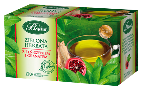 BIFIX EX.ZIELONA Z ŻEŃ-SZENIEM I GRANATEM 20/2g*10