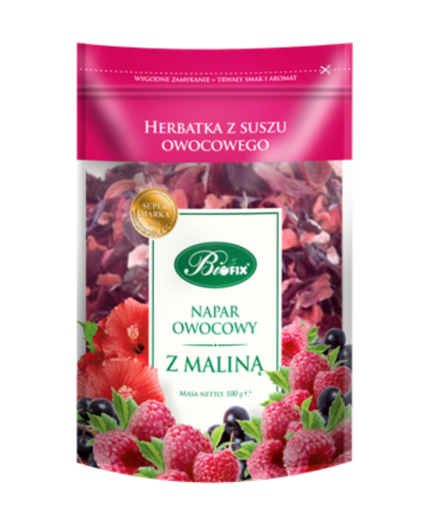 BIFIX NAPAR MALINOWY 100g*10