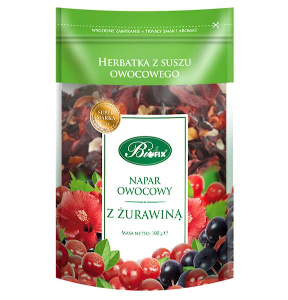 BIFIX NAPAR ŻURAWINA 100g*10