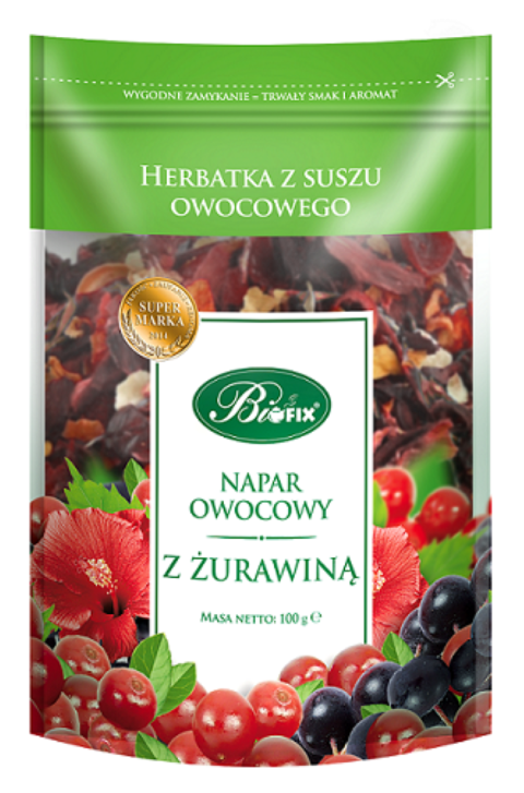 BIFIX NAPAR ŻURAWINA 100g*10