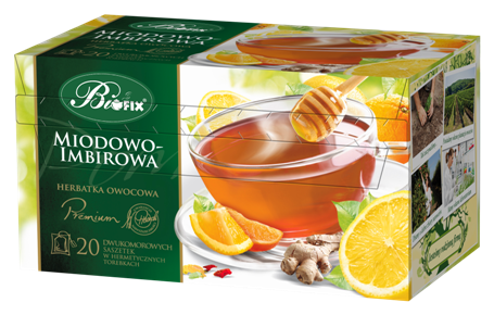 BIFIX EX PREMIUM MIODOWO IMBIROWA 20/2g*10