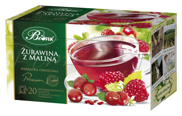 BIFIX EX PREMIUM  MALINA ŻURAWINA  20/2g*10