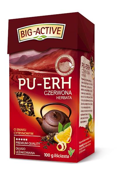 BIG-A LIŚĆ PU-ERH LEMON 100g*12