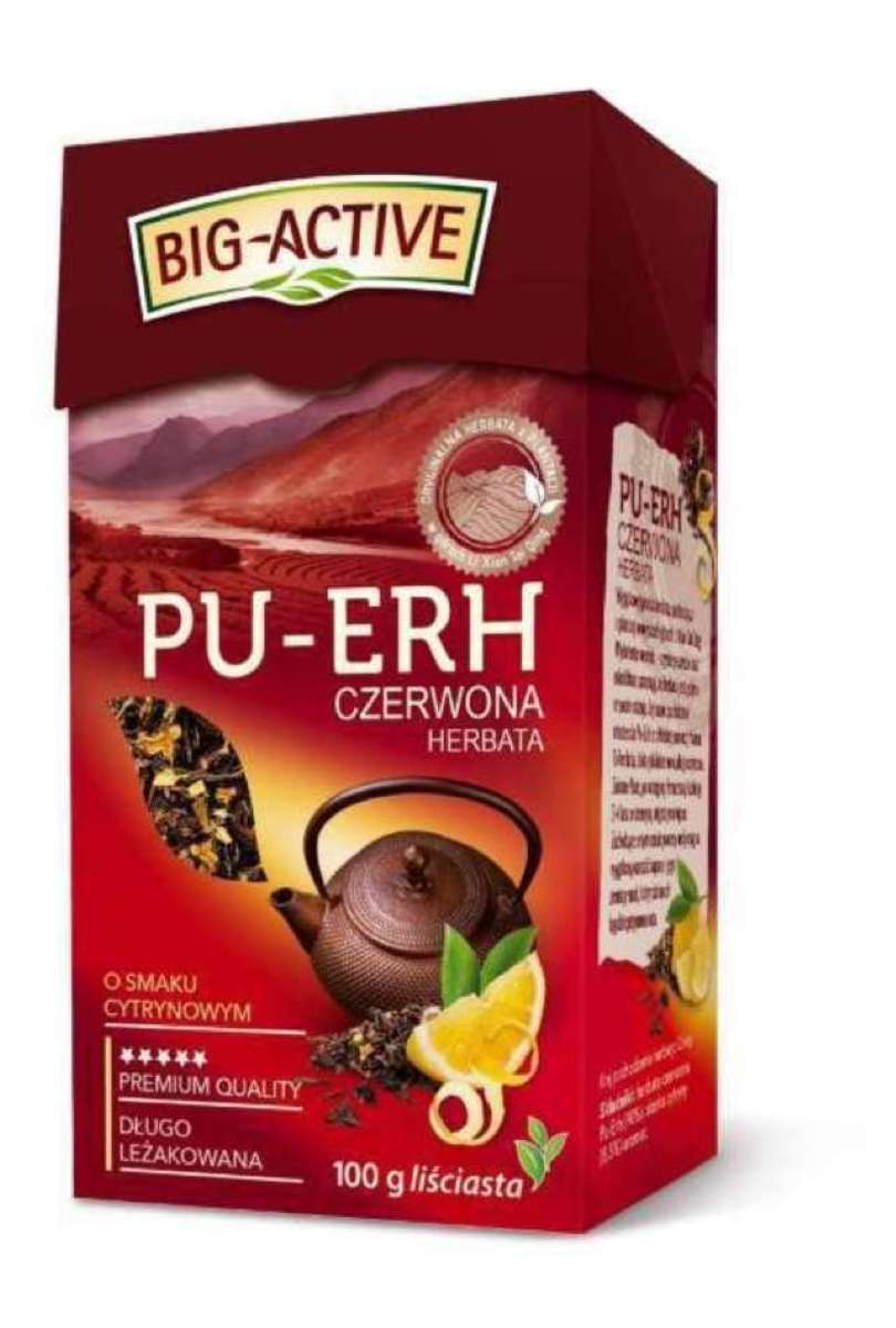 BIG-A LIŚĆ PU-ERH LEMON 100g*12
